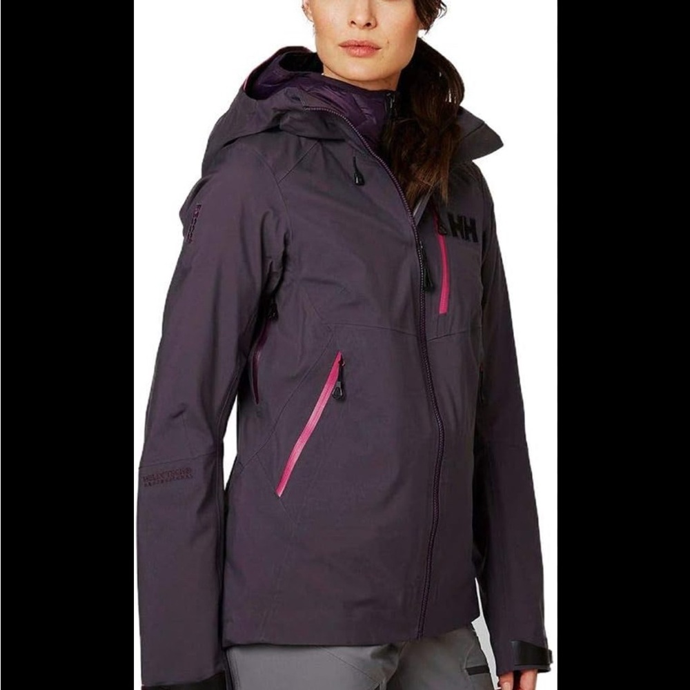 Helly Hansen Women's Dark Purple Ski rain Jacket